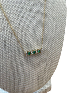 Bony Levy El Mar Emerald + Diamond Pendant