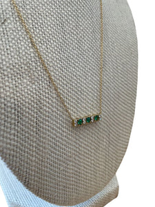 Bony Levy El Mar Emerald + Diamond Pendant