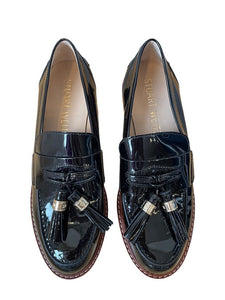 Stuart Weitzman Manila Patent Tassel Loafer