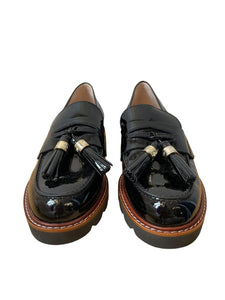 Stuart Weitzman Manila Patent Tassel Loafer