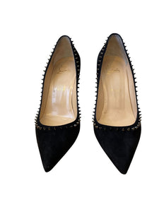 Louboutin Spiky Suede Pump