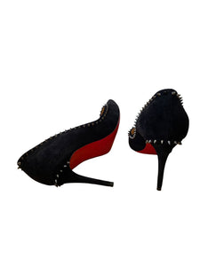 Louboutin Spiky Suede Pump