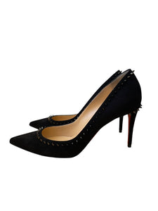 Louboutin Spiky Suede Pump