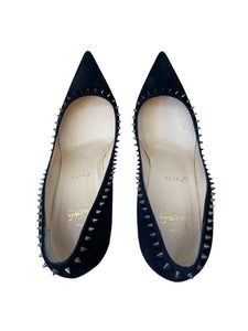 Louboutin Spiky Suede Pump