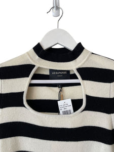 Le Superbe Key Hole Stripe NWT