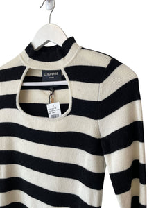 Le Superbe Key Hole Stripe NWT