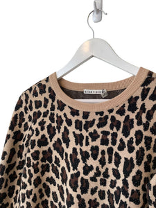 Alice + Olivia Sequin Leopard NWT