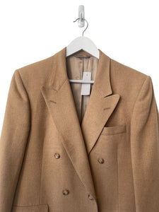 Dior Camel Hair Double Breasted Blazer