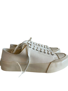 Jil Sander Canvas Platform Sneaker