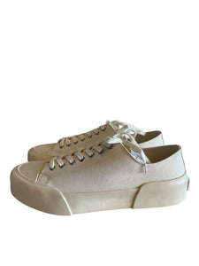 Jil Sander Canvas Platform Sneaker